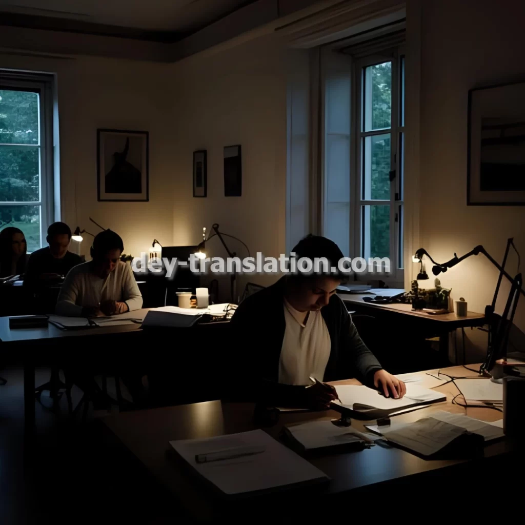 دی خدمات ترجمه رسمی مدارک مهاجرت برای ویزای کاری در تهران کاشانی